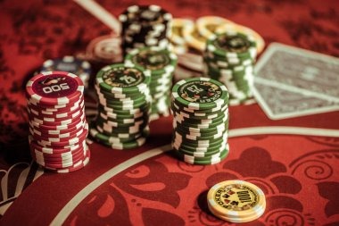 Sic Bo live dealer table with transparent dice cage and betting layout